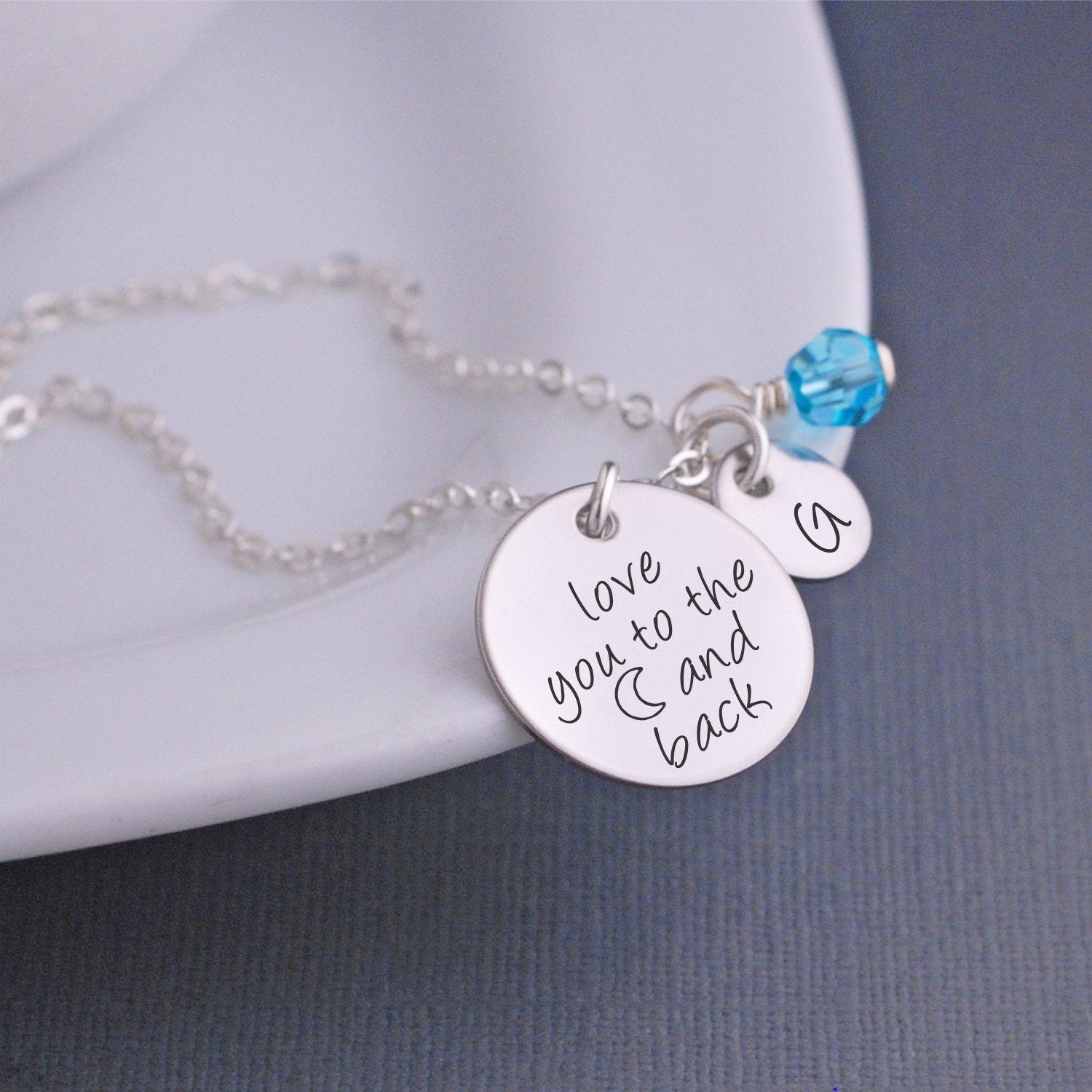I love you to the Moon & Back Necklace- Lexie Jordan Jewelry